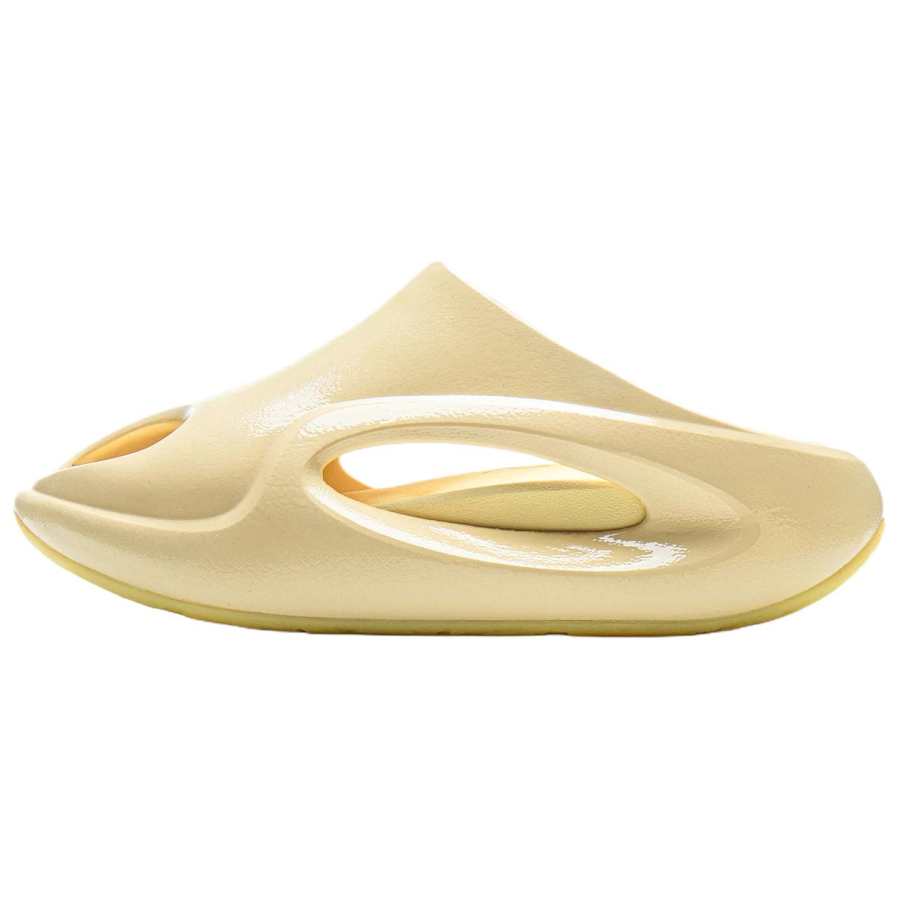 Li-Ning Li Ning Cloud Wander SLAY 2.0 Trendy EVA Rubber Slide Slippers Unisex Pudding Yellow