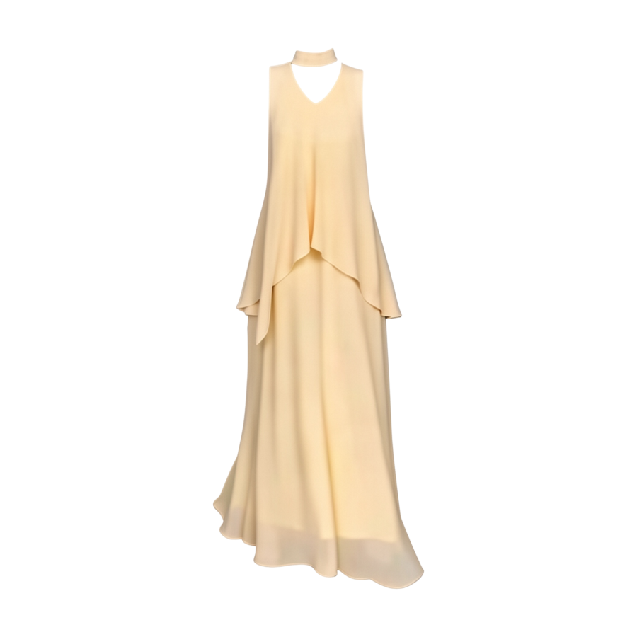 FINDSME GAGA Two Piece Skirt Sets Women's Stand Collar Thin Long