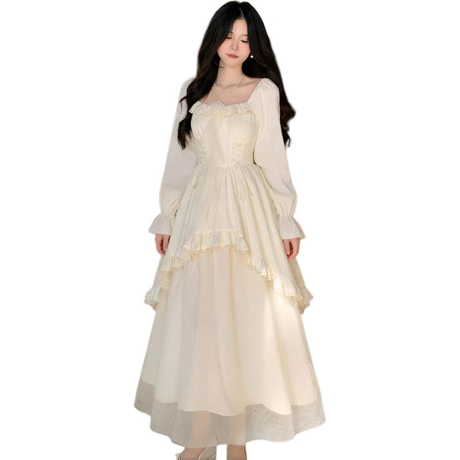 Cotton Gene Long Sleeved Dress Women's