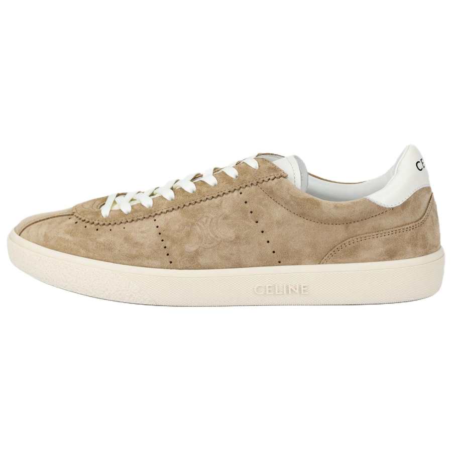 CELINE CELINE Triomph Low top Skateboard Shoes Men's Beige