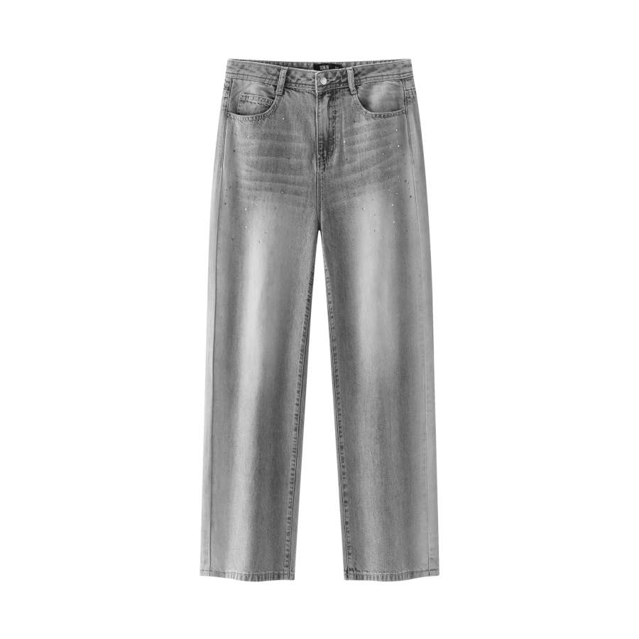 Semir Mall Same Style Women's Apparel Jeans Women's Moderate Wide Leg Pants
