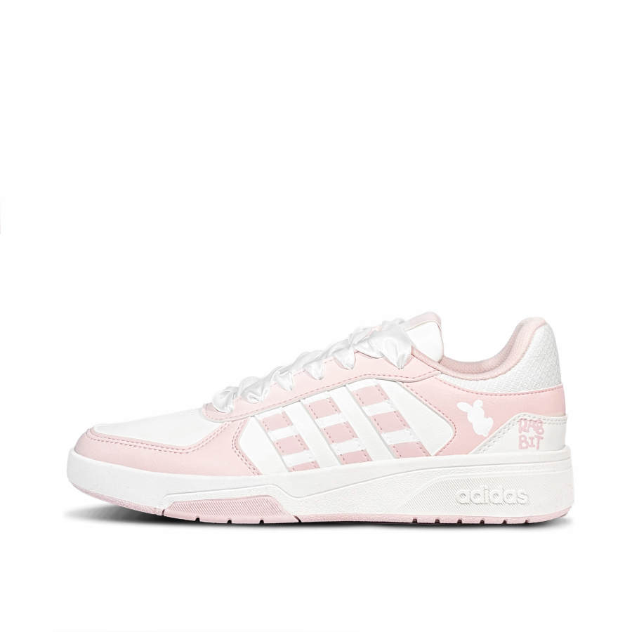 Adidas Adidas COURTBEAT Velvet Bunny Low top Skateboard Shoes Unisex Pink White