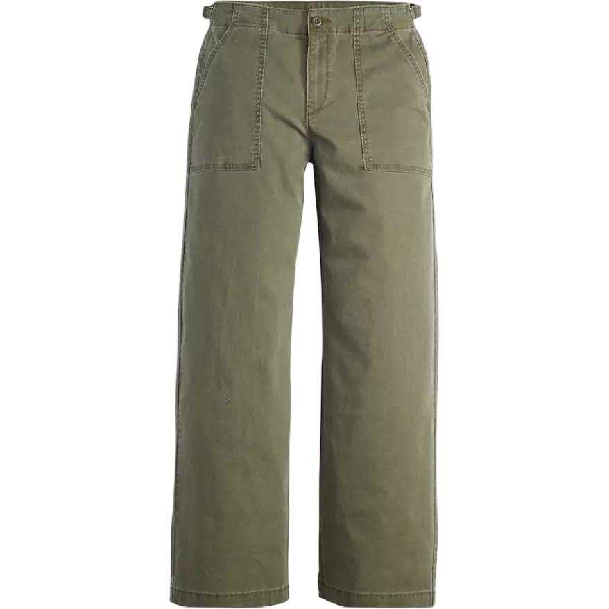 Levis Levis Cargo Pants Women's Army Green Moderate Cargo Pants