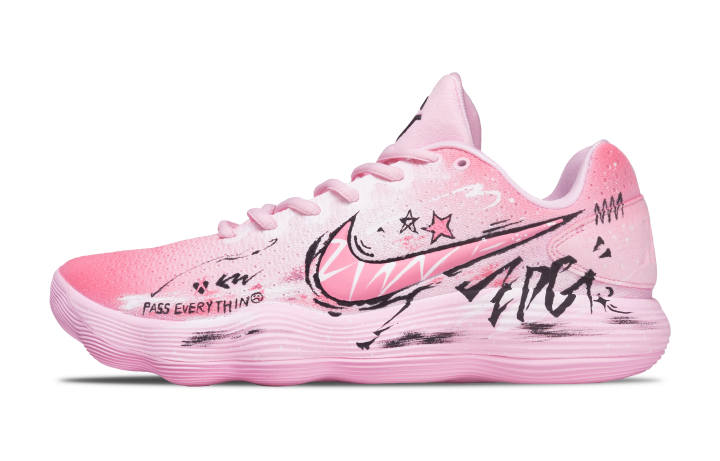 Nike Nike Hyperdunk 2017 Cherry Blossom Graffiti Mesh, Synthetic Leather