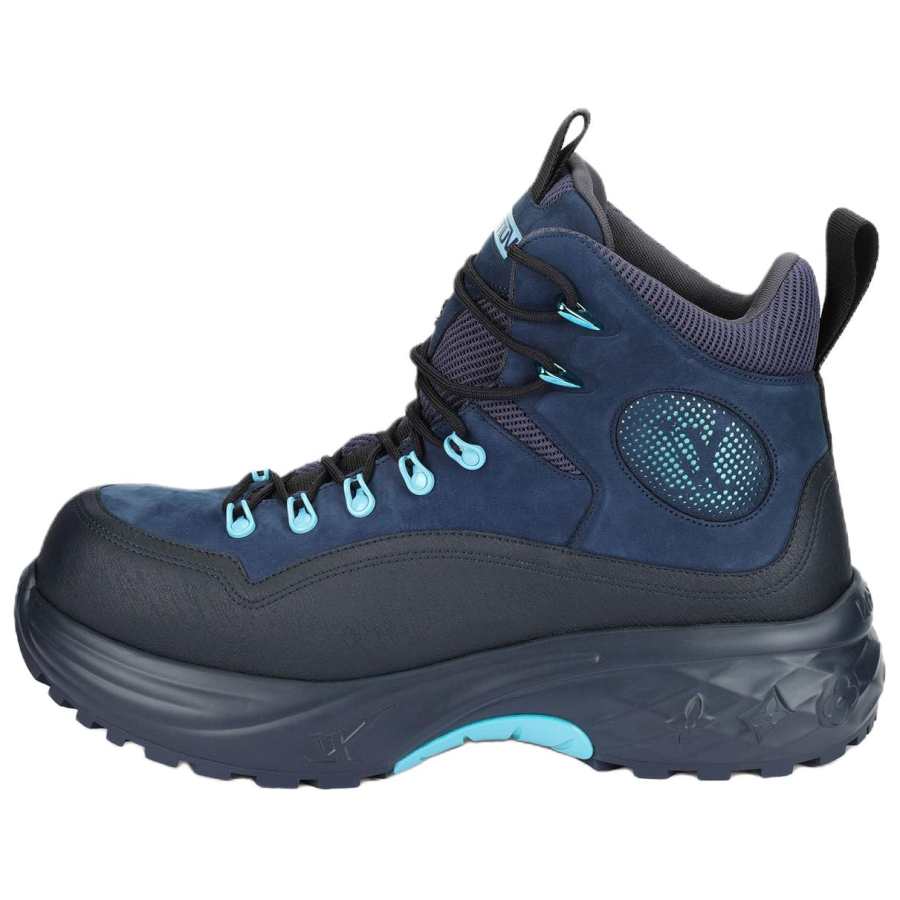 LOUIS VUITTON LOUIS VUITTON Discovery Leather Ankle Boots Men's Blue