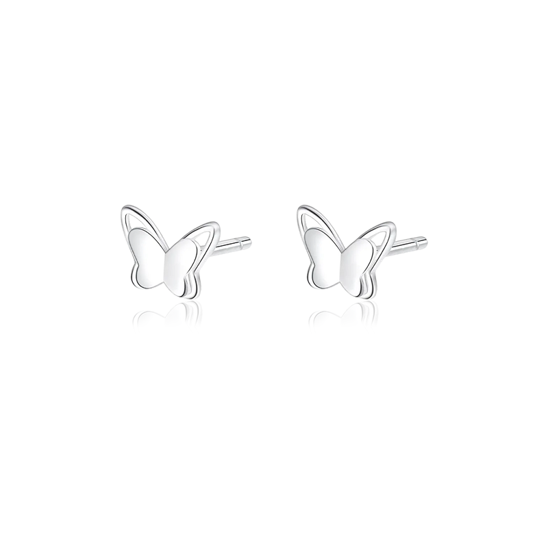 Barbie Barbie 999 Fine Silver Stud Earrings Women's