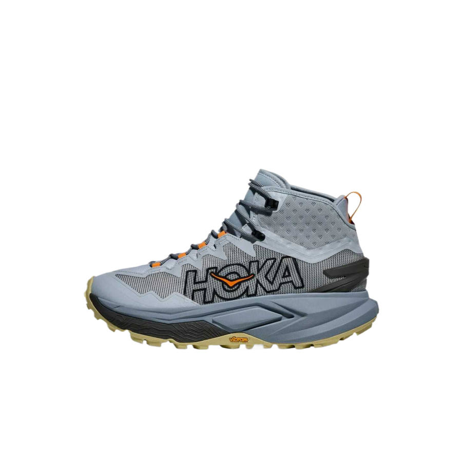 HOKA ONE ONE Synthetic Leather Abrasion Resistant Breathable Support Mid top Hiking Shoes Men's