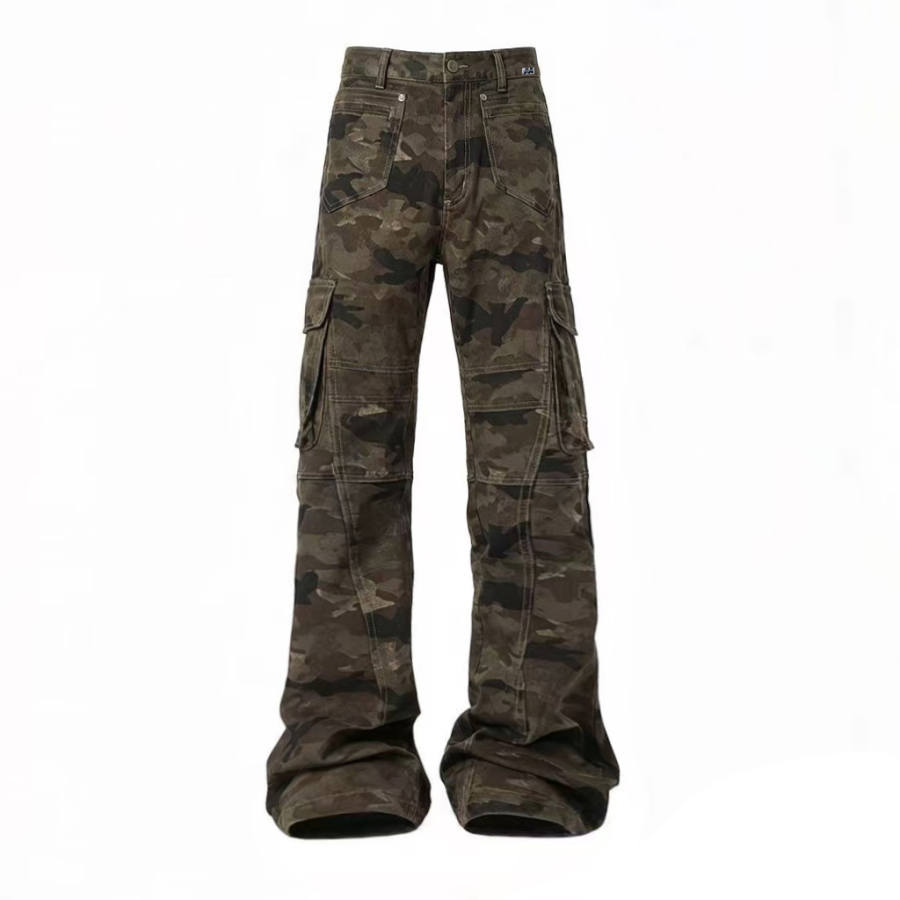 MUSCLETECH MUSCLETECH Jeans Unisex Camouflage Moderate Cargo Pants