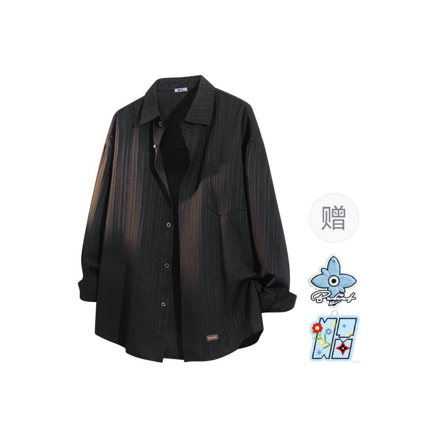 WARRIOR WARRIOR Shirts Unisex Lapel Moderate Shirt