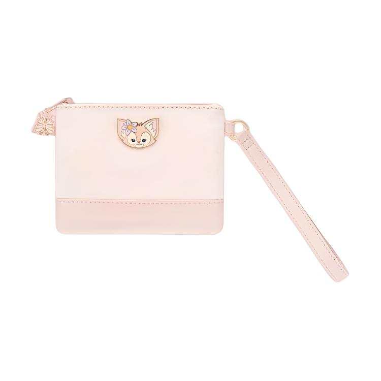 Disney Trendy Color LinaBell Canvas With PU Coin Purse Unisex Pink