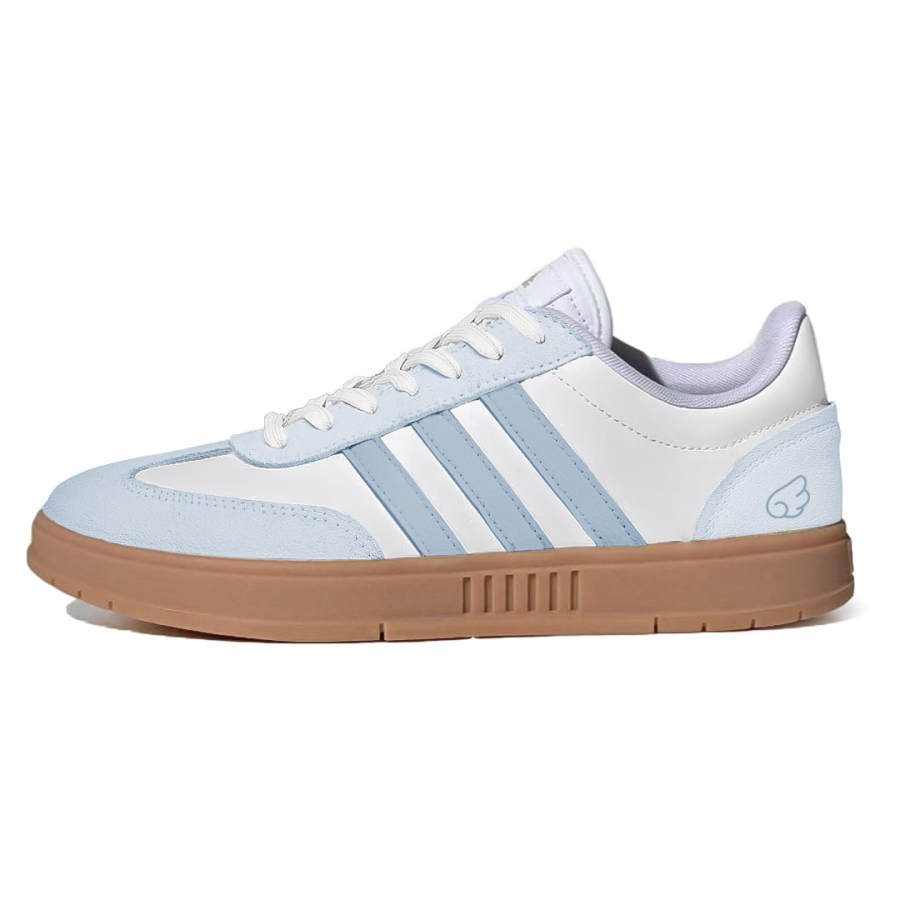Adidas Adidas Gradas Little Angel Slip Resistant Low top Skateboard Shoes Unisex Blue White