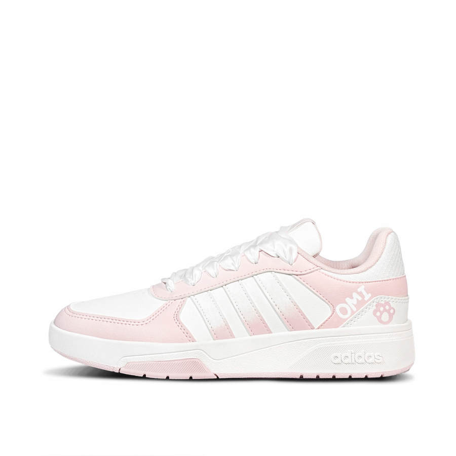 Adidas Adidas COURTBEAT Milk Puff Cat Paw Low top Skateboard Shoes Unisex Pink White