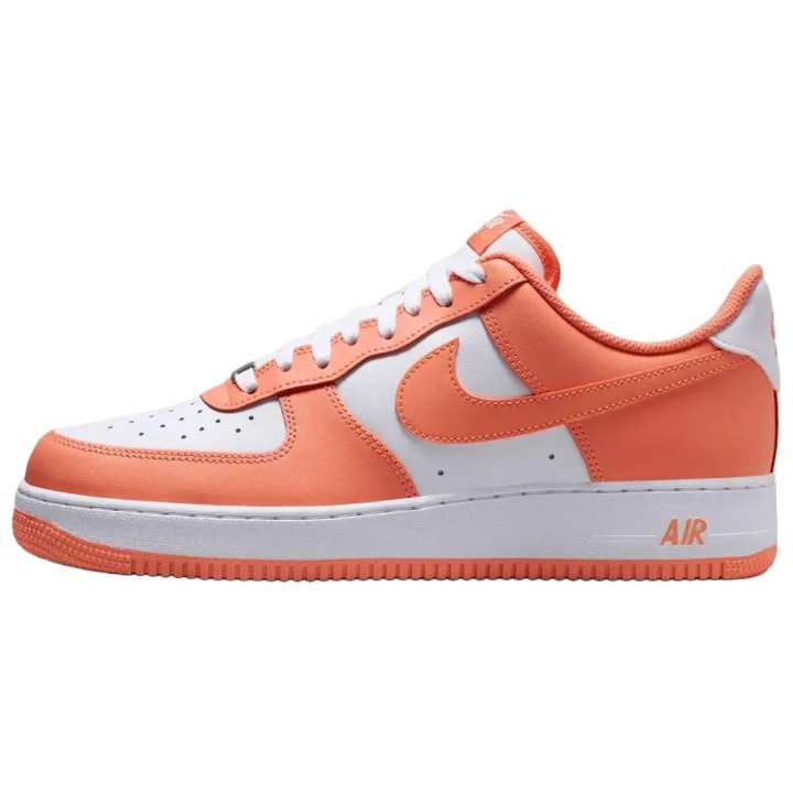 Nike Nike Air Force 1 Support Skateboard Shoes Men's White Orange