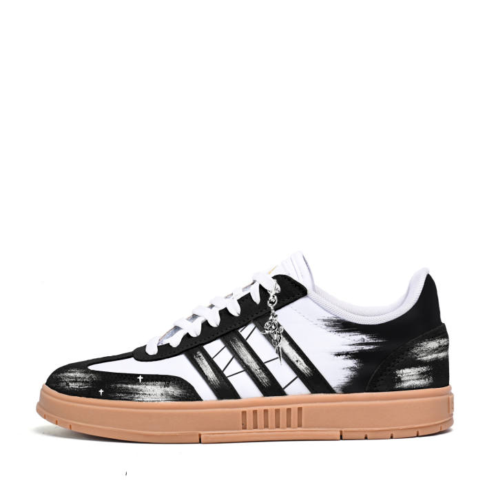 Adidas Adidas Gradas Ink Trace Remnant Abrasion Resistant Lightweight Low top Skateboard Shoes Men's