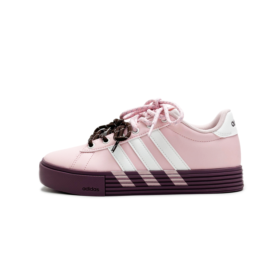 Adidas Adidas Daily 4.0 Abrasion Resistant Slip Resistant Low top Skateboard Shoes Unisex Pink