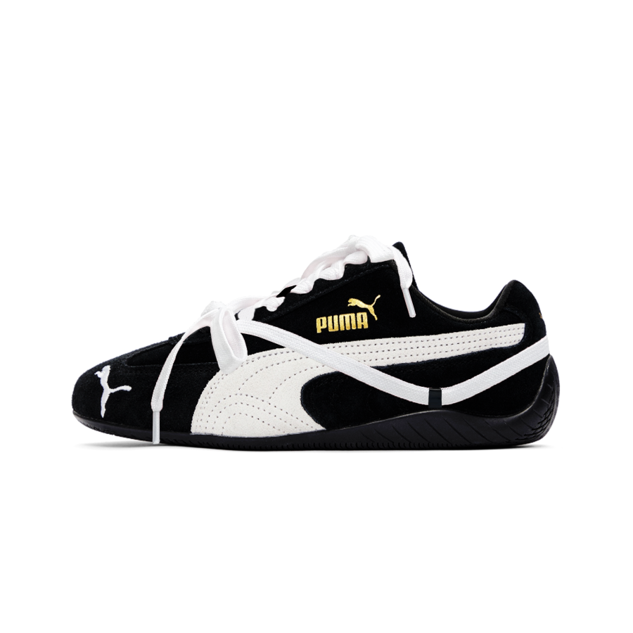 PUMA Speedcat Go OG Cow Split Leather Abrasion Resistant Low top Racing Shoes Unisex Black
