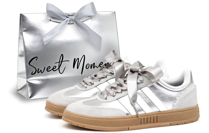 Adidas Adidas Gradas Crow Manufacturing, Silver Ballet Low top Skateboard Shoes Unisex Silver