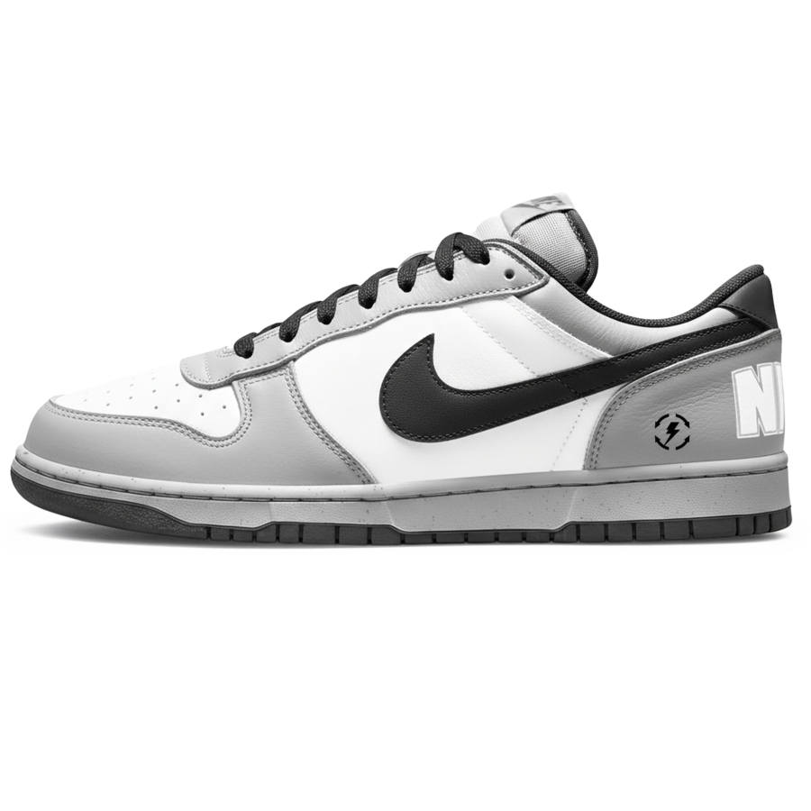 Nike Nike Big Cloud Between Gray Moon Cow Leather Abrasion Resistant Slip Resistant Low top Skateboard Shoes Unisex