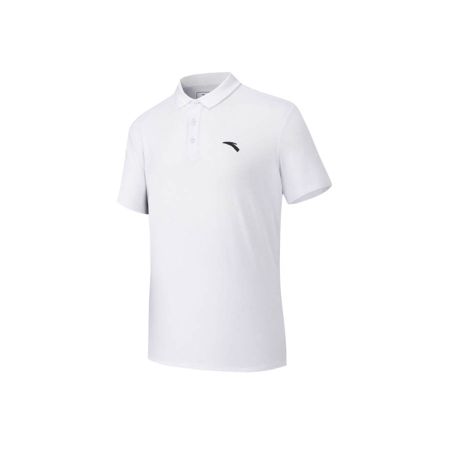 Anta Polo Shirt Men's Pure White