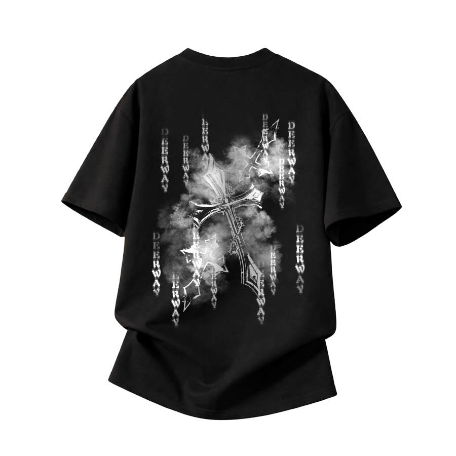 DEERWAY T Shirts Unisex Crew Neck Moderate Straight Fit