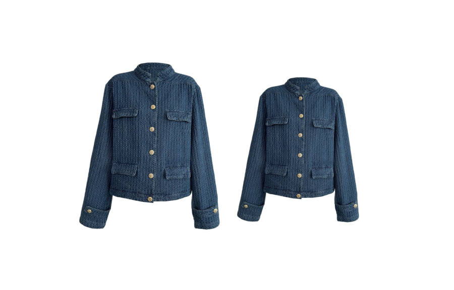 TUSHIFEI Couple Sets Women's Stand Collar Moderate