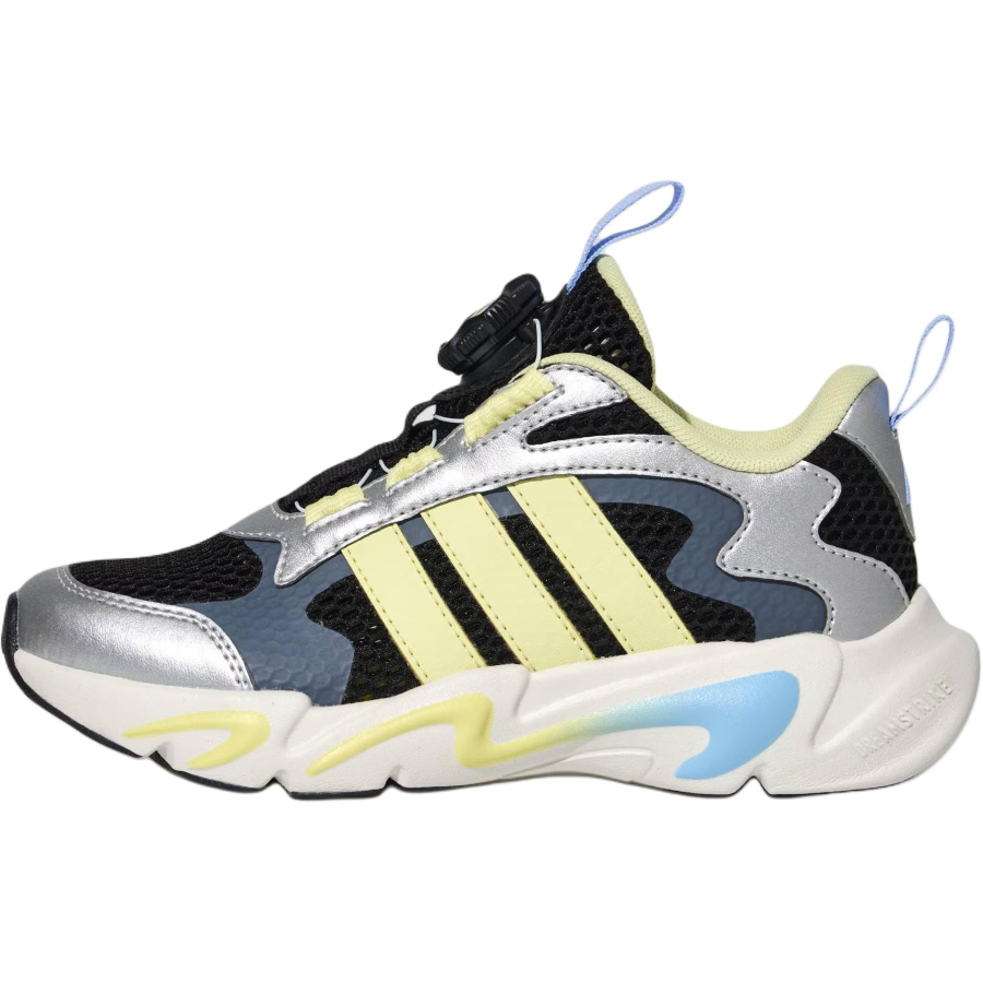 Adidas Adidas PLAYFLEX HABU Low top Kids Lifestyle Shoes Black Silver Yellow Kids'