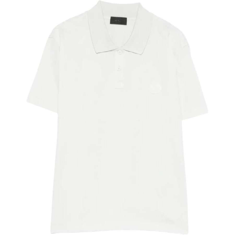Moncler Polo Shirts Women's Light Green Polo Collar Other