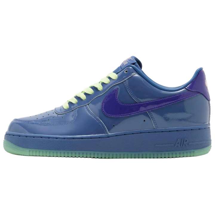 Nike Nike Air Force 1 Low top Skateboard Shoes Men's Blue