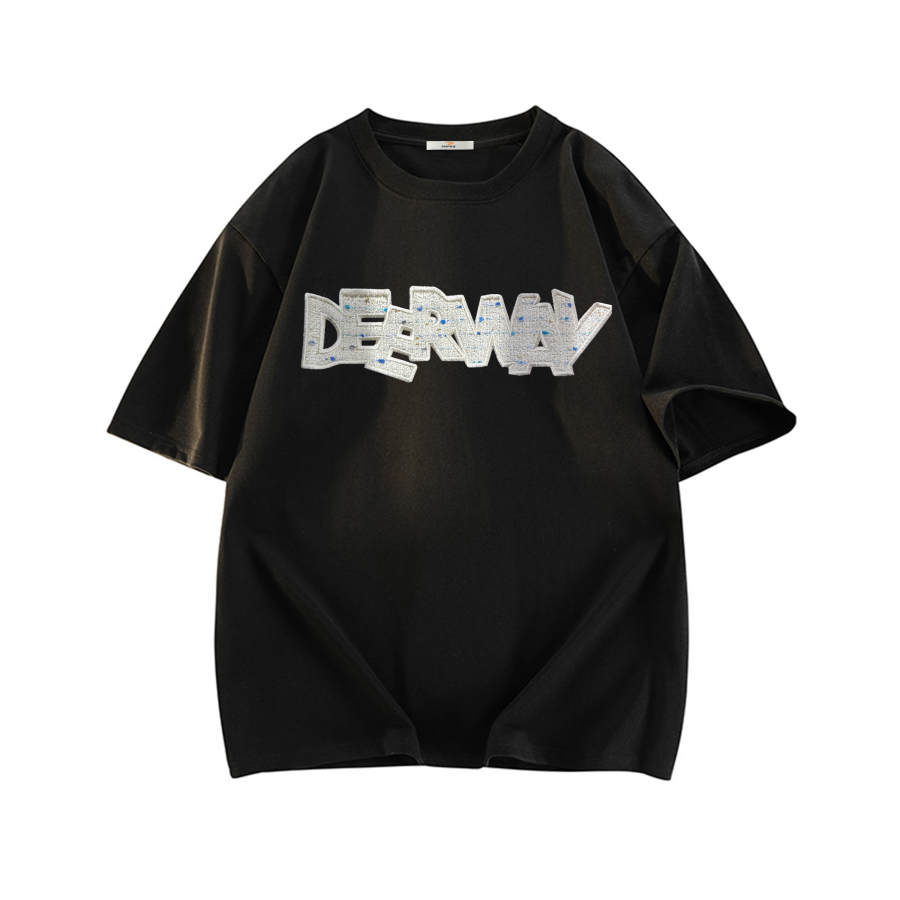 DEERWAY T Shirts Unisex Crew Neck Moderate Straight Fit