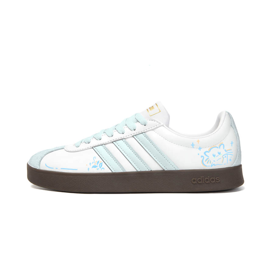 Adidas Adidas Vl Court Classic Li Sheng, Maris Sal Ice Cat Synthetic Leather Cushioning Abrasion Resistant Low top