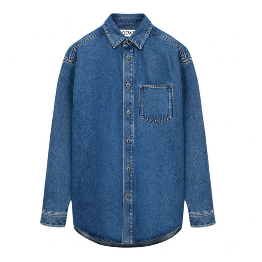 LOEWE Loewe chest-pocket overshirt