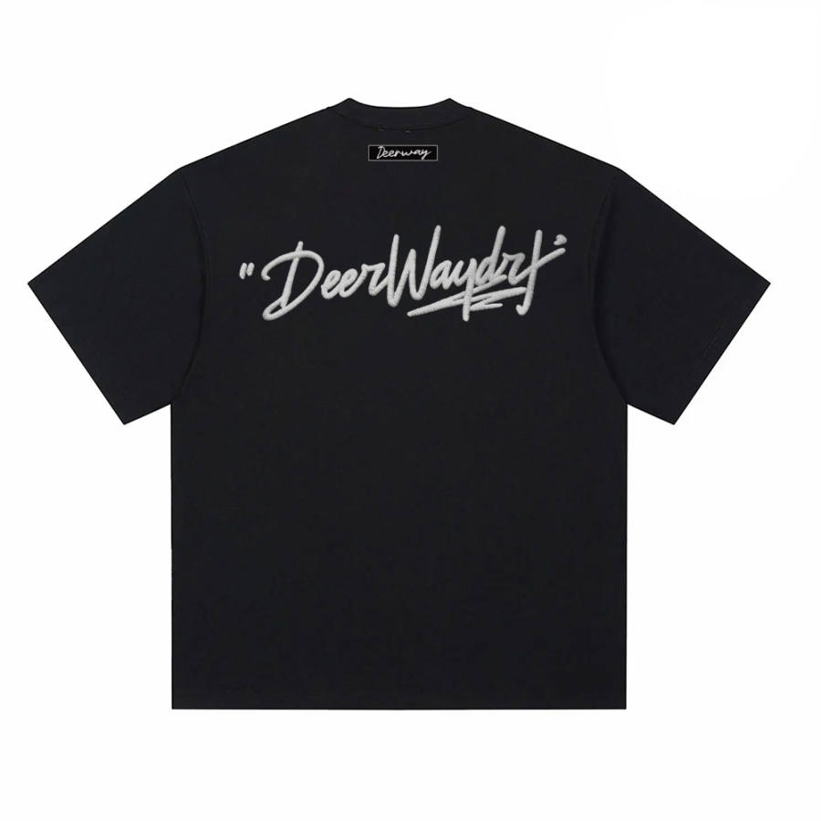 DEERWAY T Shirts Unisex Crew Neck Moderate Straight Fit