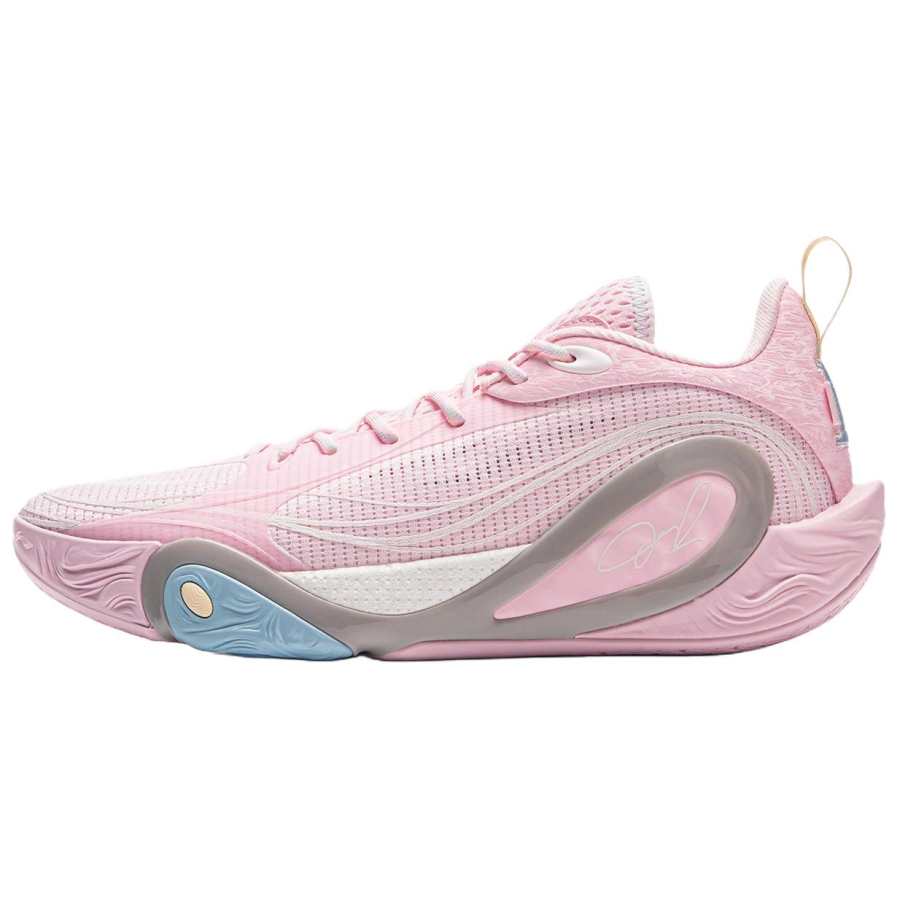 Li-Ning Li Ning DLO1 Cushioning Slip Resistant Abrasion Resistant Breathable Rebound Grip Low top Basketball Shoes Men's