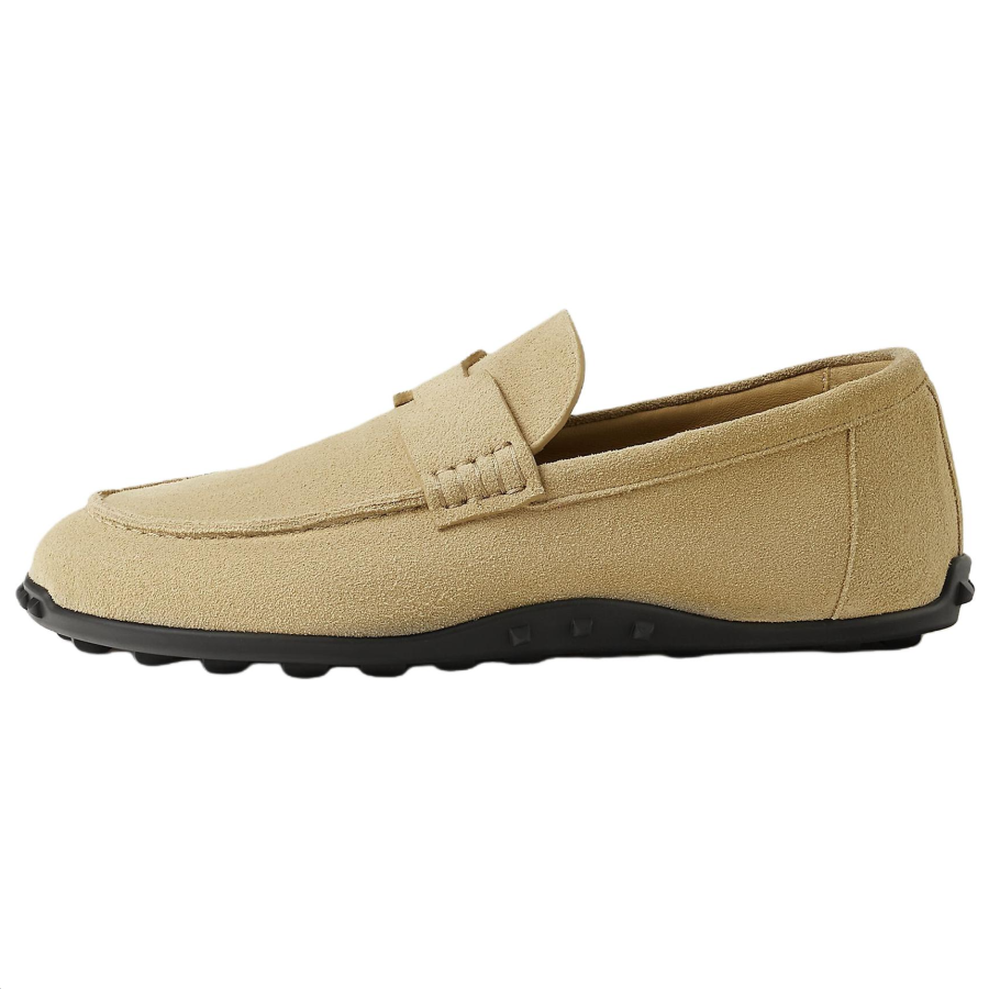 HERMES Lazy Casual Shoes Women's Marble Beige