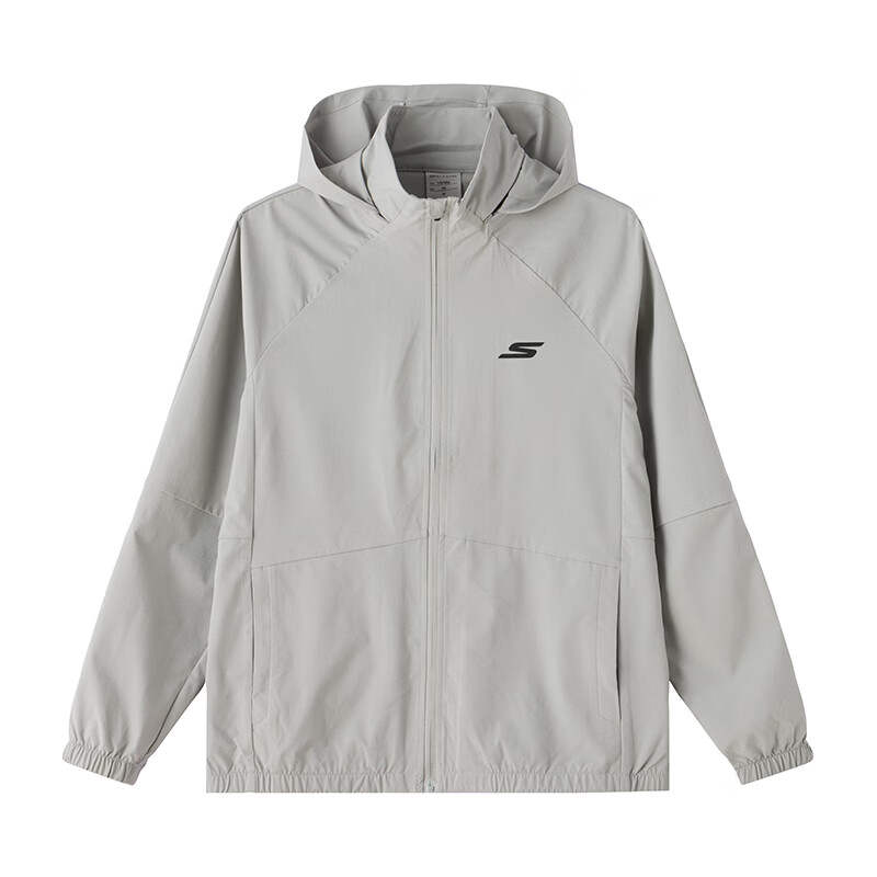 Skechers Jackets Unisex Gray 05CQ Hooded Moderate Other