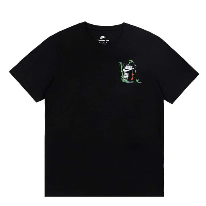 Nike Nike T Shirts Unisex Black Crew Neck Thin Straight Fit