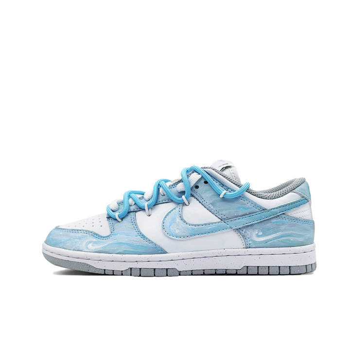 Nike Nike Dunk Maris Sal Wave Coverage Abrasion Resistant Slip Resistant Low top Skateboard Shoes Women's Sea Blue