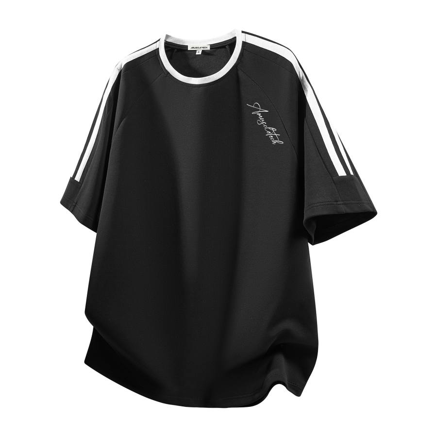 MUSCLETECH T Shirts Unisex Crew Neck Thin Straight Fit