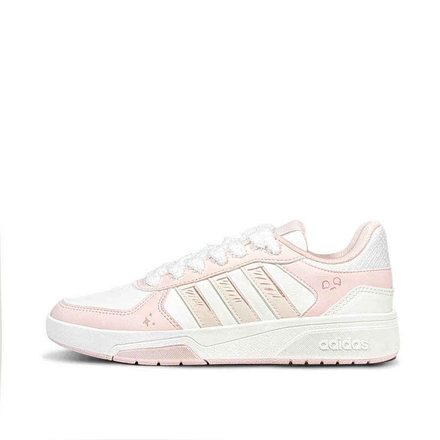 Adidas Adidas COURTBEAT Soft And Cute Star Wish Low top Skateboard Shoes Unisex Pink White