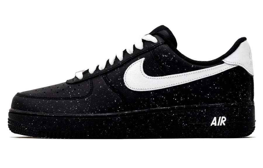 Nike Nike Air Force 1 White Field Shooting Stars Skateboard Shoes Unisex Black White