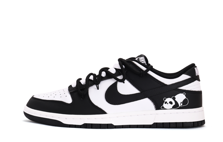 Nike Nike Dunk Coverage Slip Resistant Abrasion Resistant Low top Skateboard Shoes Unisex White Black