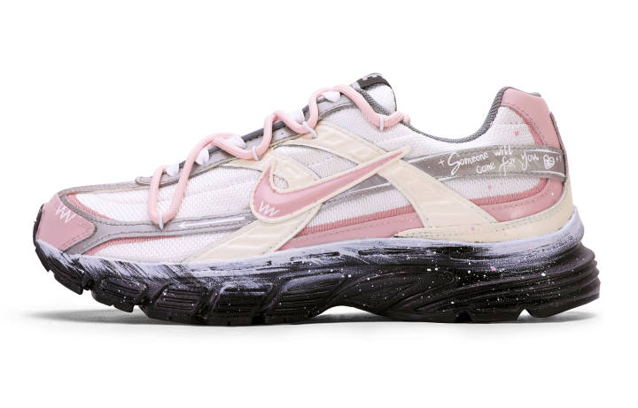 Nike Nike Initiator Abrasion Resistant Low top Casual Running Shoes Men's Silver Pink