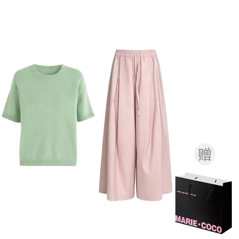MARIE·COCO Casual Suits Women's Crew Neck Moderate