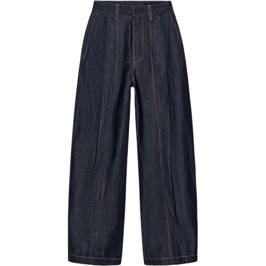ZARA ZW Jeans Women's Blue Moderate Wide Leg Pants