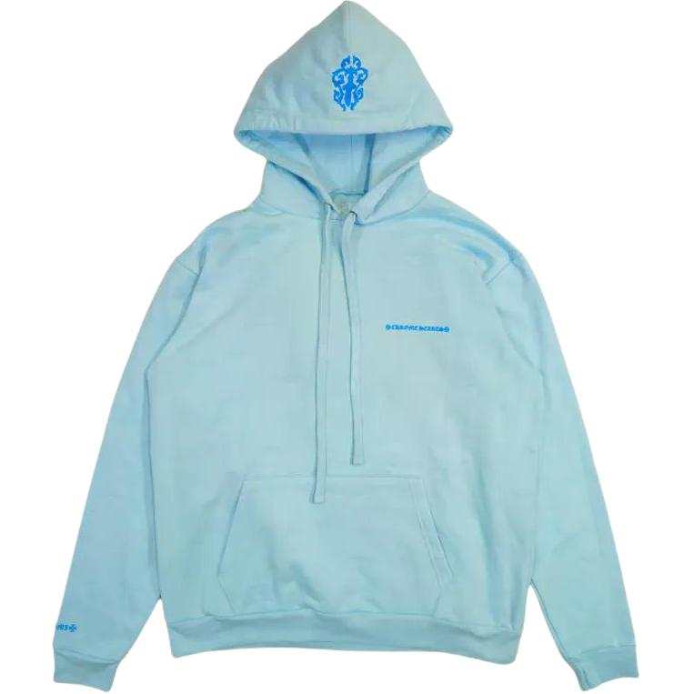 Chrome Hearts Sweatshirts Men's Blue Hooded Non Detachable Moderate Other