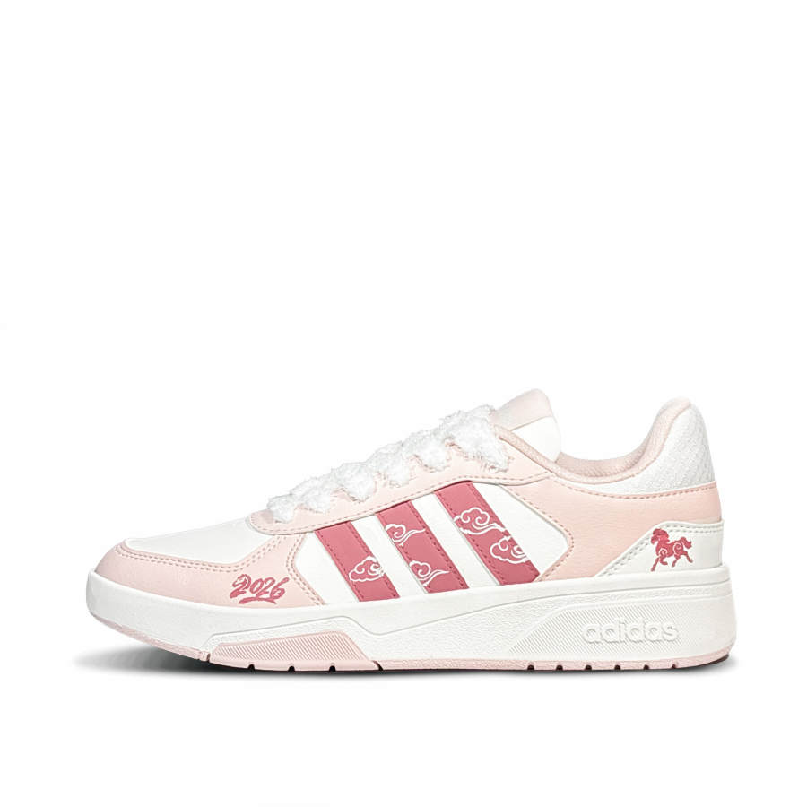 Adidas Adidas COURTBEAT Cloud Gallop With Auspicious Clouds Low top Skateboard Shoes Unisex Pink