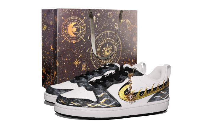 Nike Nike Court Borough Low top Kids' Skateboarding Shoes Black Teenagers