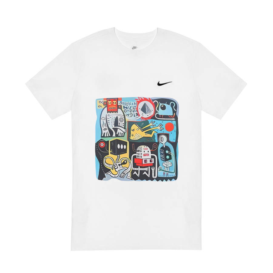 Nike Nike Sportswear T Shirts Unisex White Crew Neck Moderate