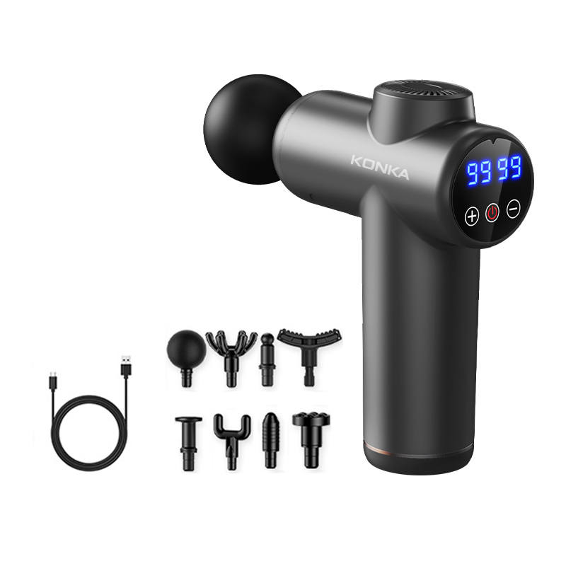 KONKA Massage Fascia Gun With 99 Levels Of Digital Display, Decomposes Sports Lactic Acid, Muscle Relaxation JMQ KJ V3J