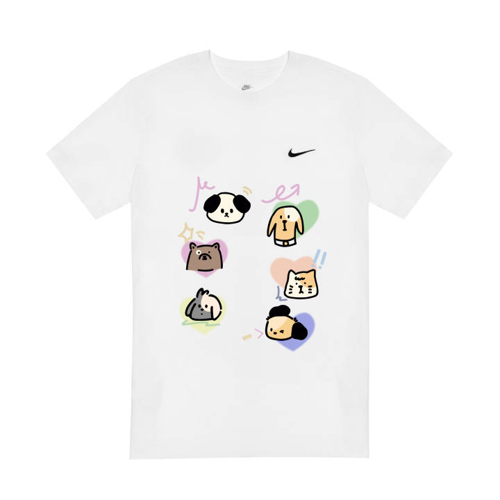 Nike Nike Sportswear T Shirts Unisex White Crew Neck Moderate